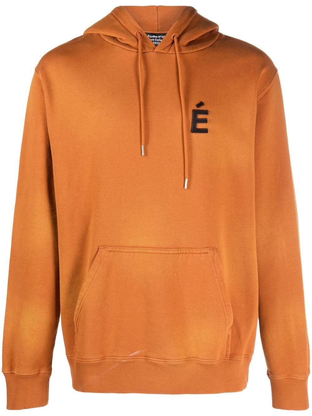 Etudes chest logo-patch detail hoodie - Brown von Etudes