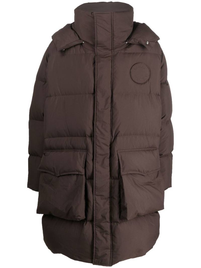 Etudes detachable-hood puffer coat - Brown von Etudes