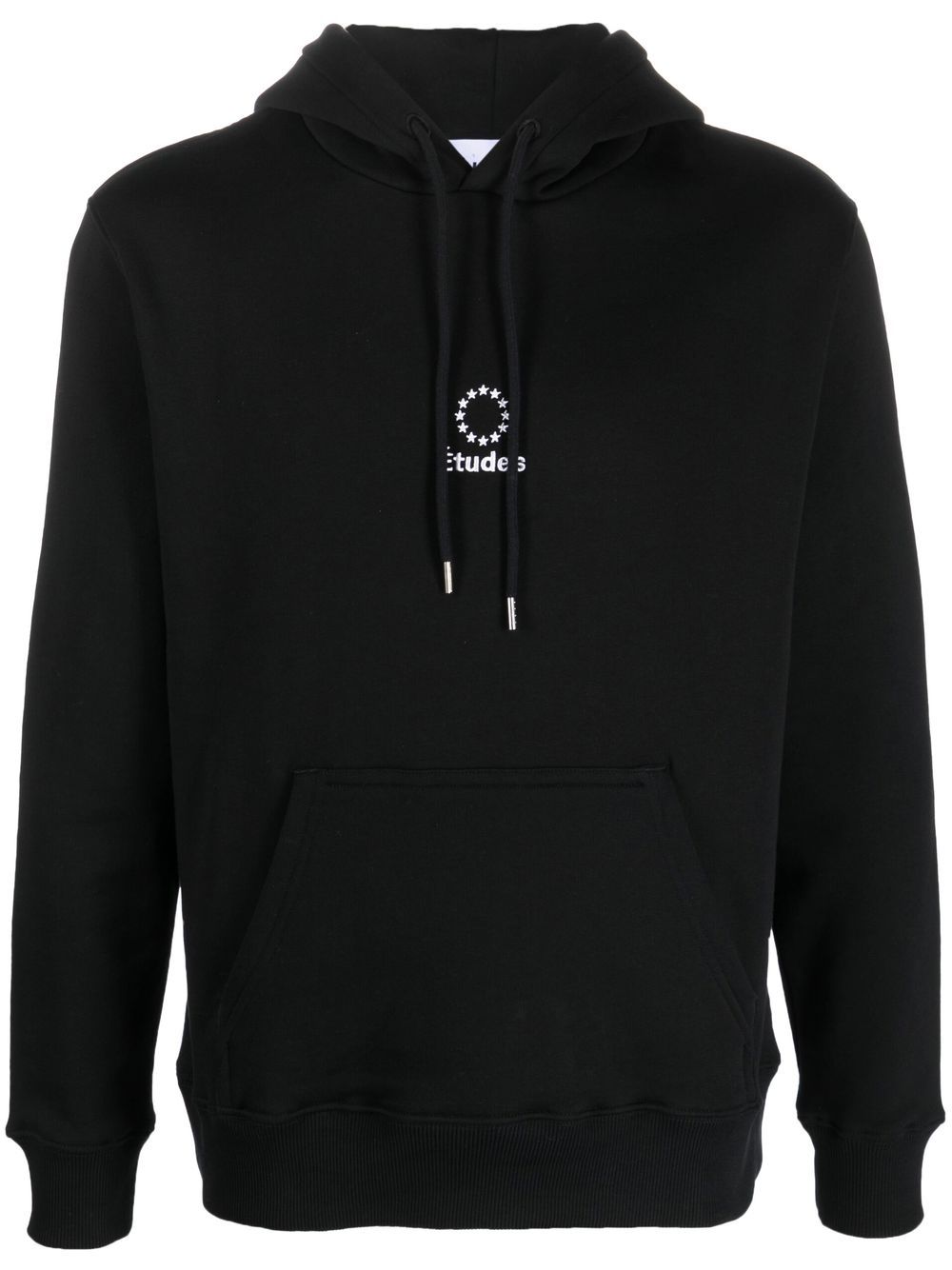 Etudes embroidered-logo detail hoodie - Black von Etudes