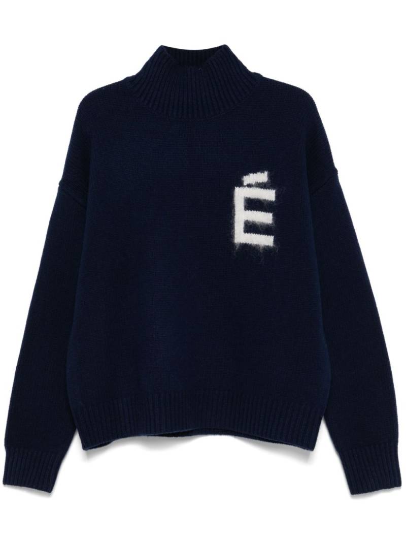 Etudes high-neck sweater - Blue von Etudes