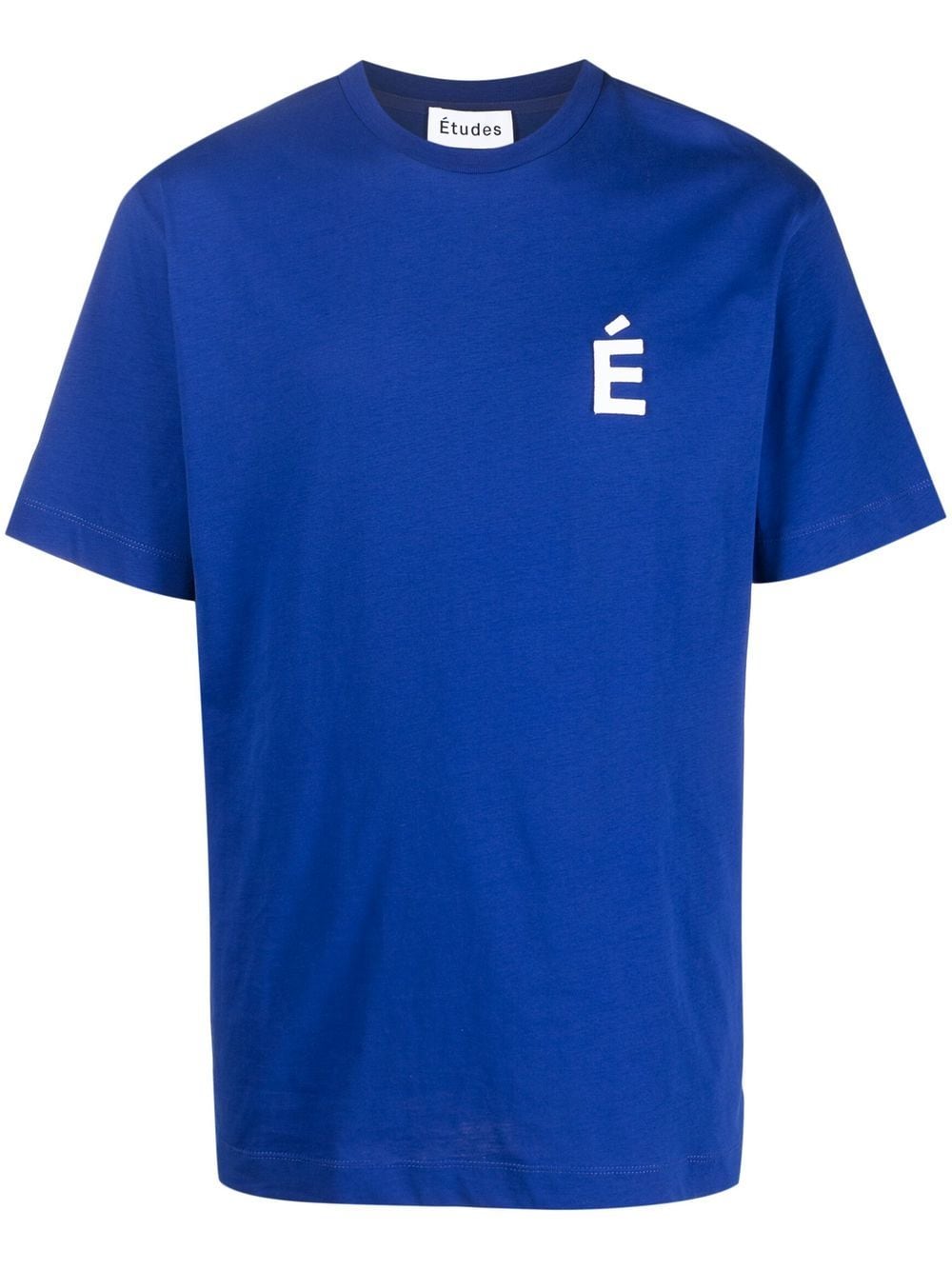 Etudes logo-apliqué crew-neckT-shirt - Blue von Etudes