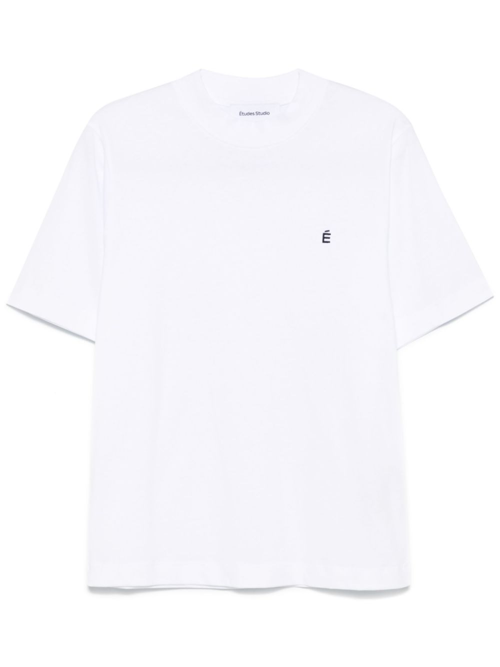 Etudes logo-embroidered T-shirt - White von Etudes