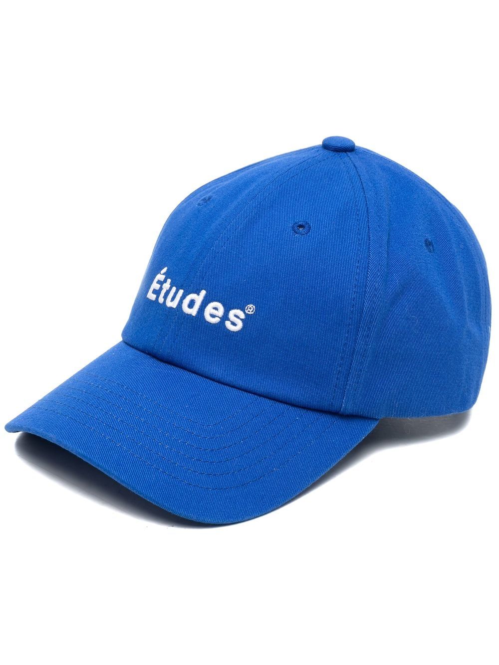 Etudes logo embroidered cap - Blue von Etudes