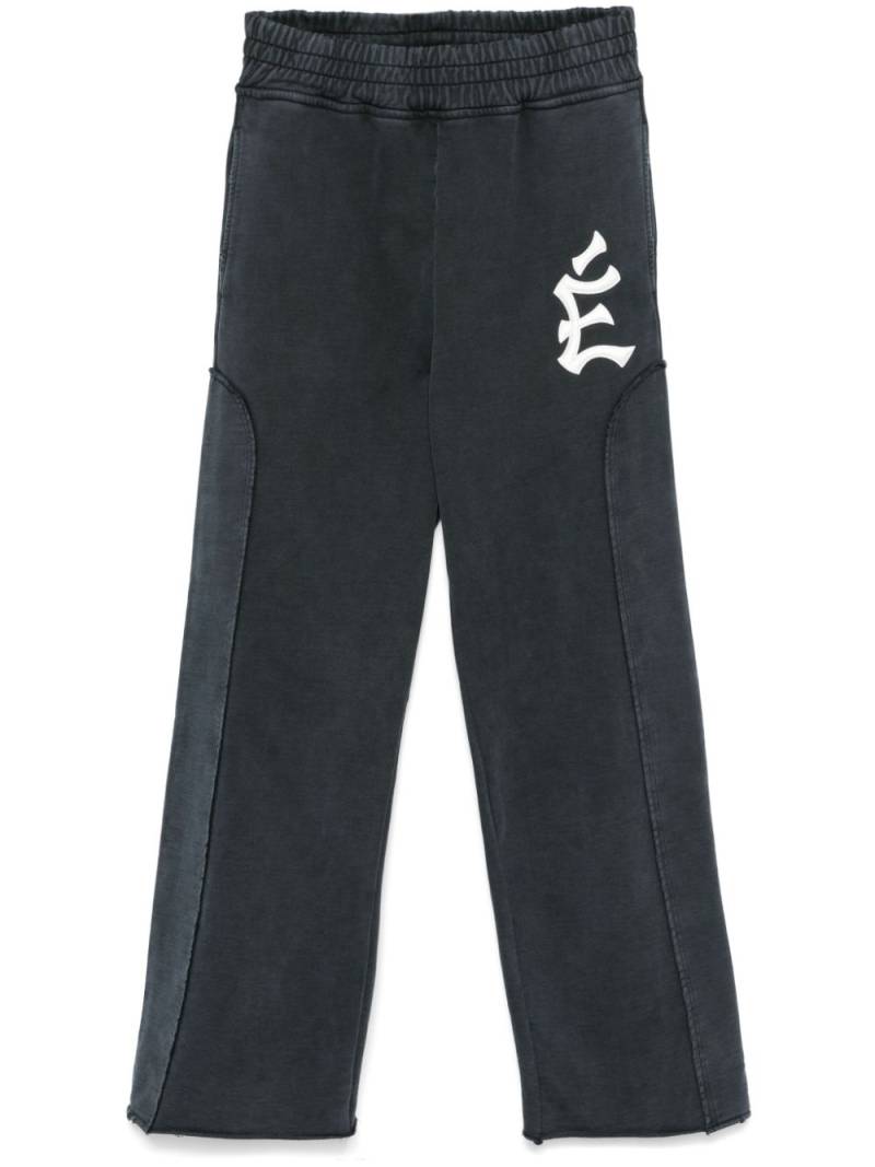 Etudes logo-embroidered track trousers - Blue von Etudes