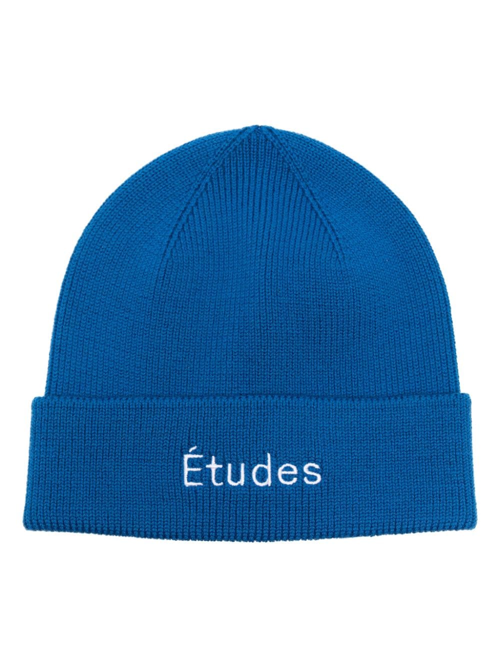 Etudes logo-embroidered wool beanie - Blue von Etudes