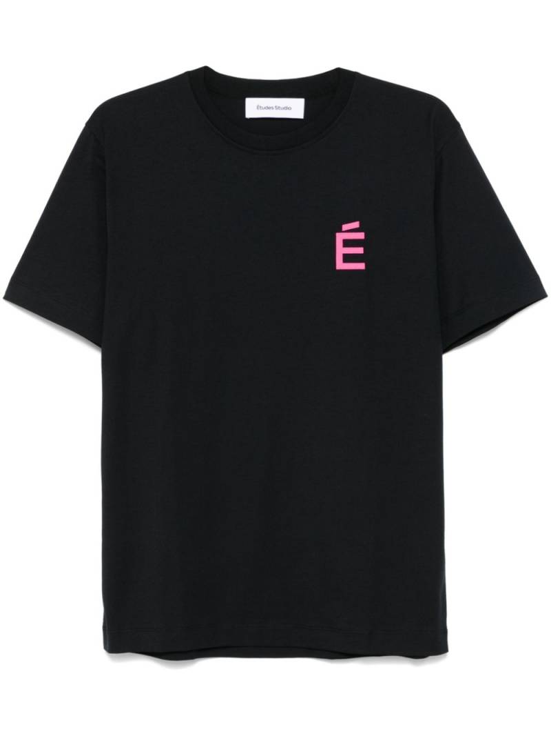 Etudes logo-patch T-shirt - Black von Etudes