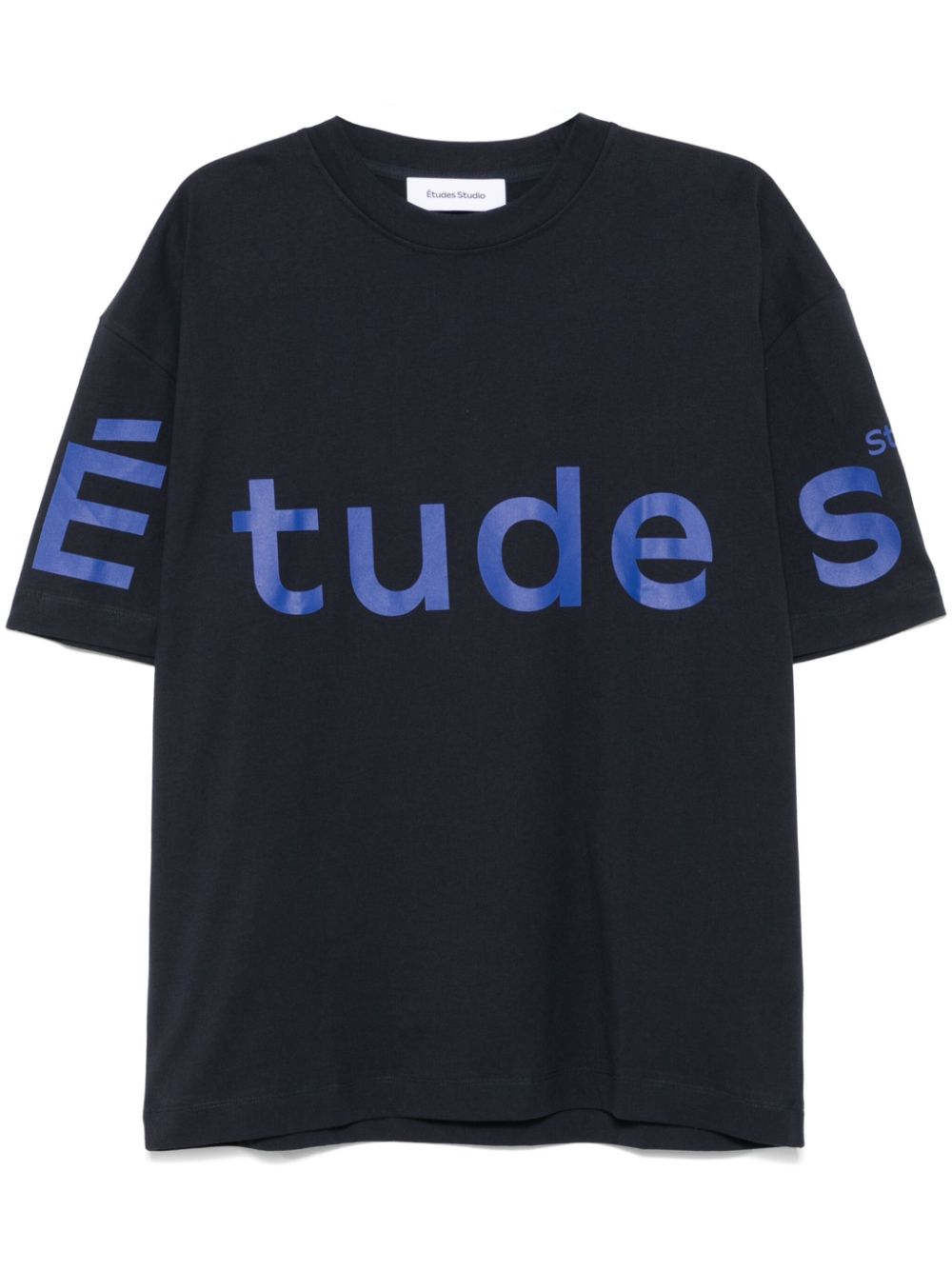 Etudes logo-print T-shirt - Blue von Etudes