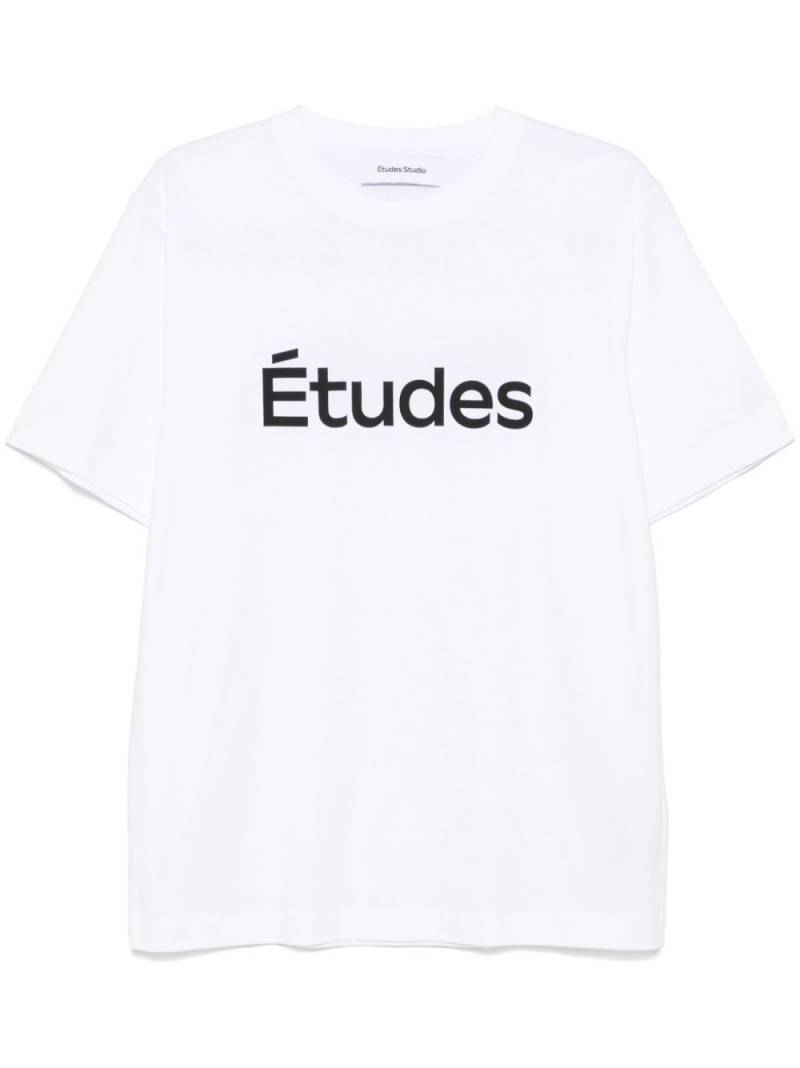 Etudes logo-print T-shirt - White von Etudes