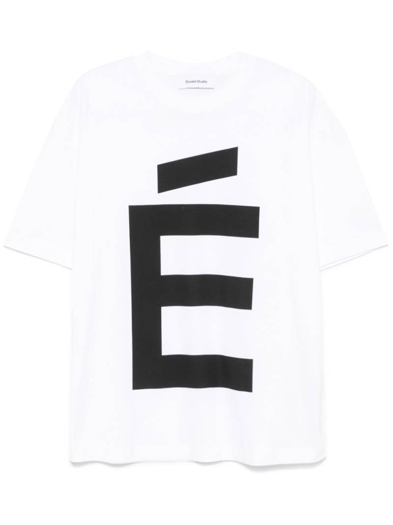 Etudes logo-print T-shirt - White von Etudes