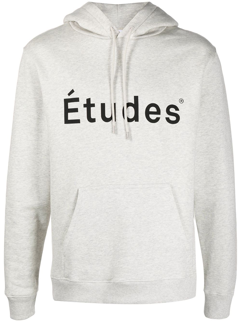 Etudes logo-print hoodie - Grey von Etudes