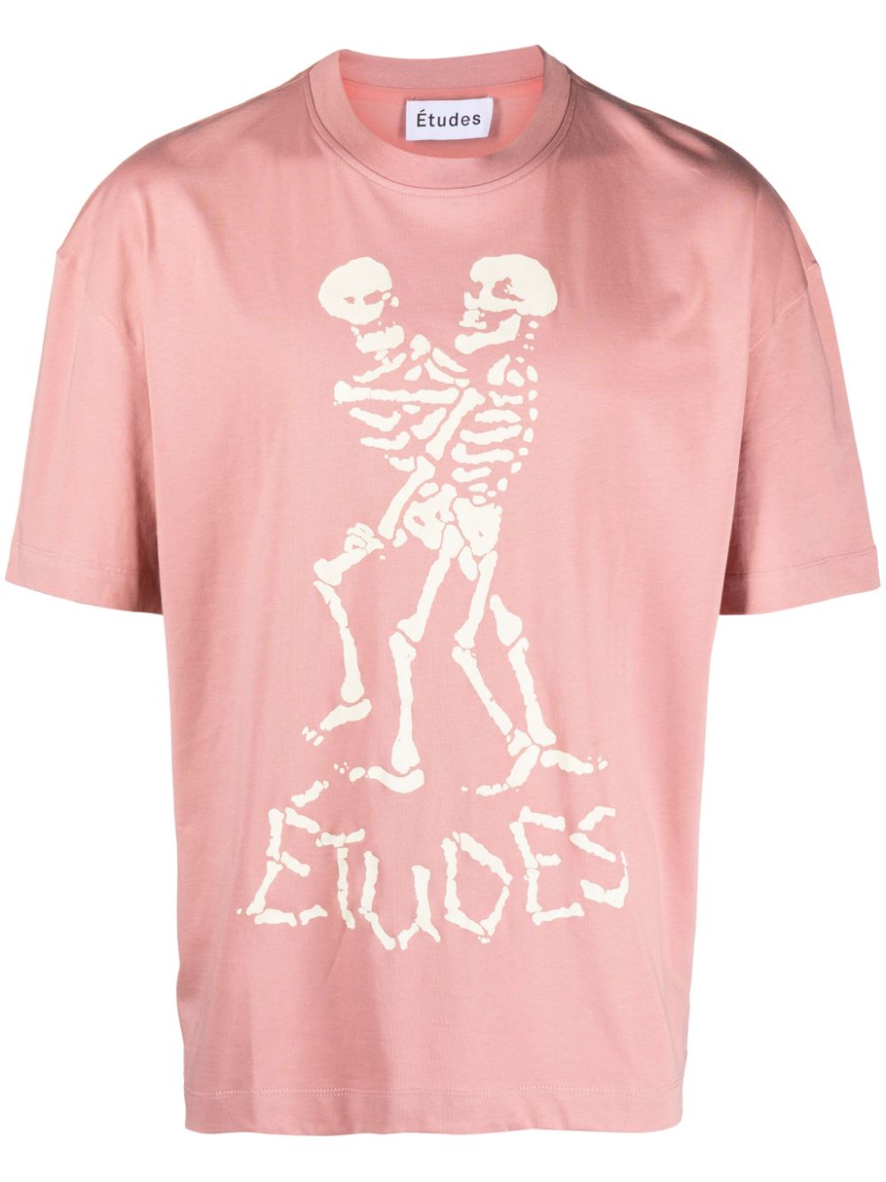 Etudes logo-print organic cotton T-shirt - Pink von Etudes