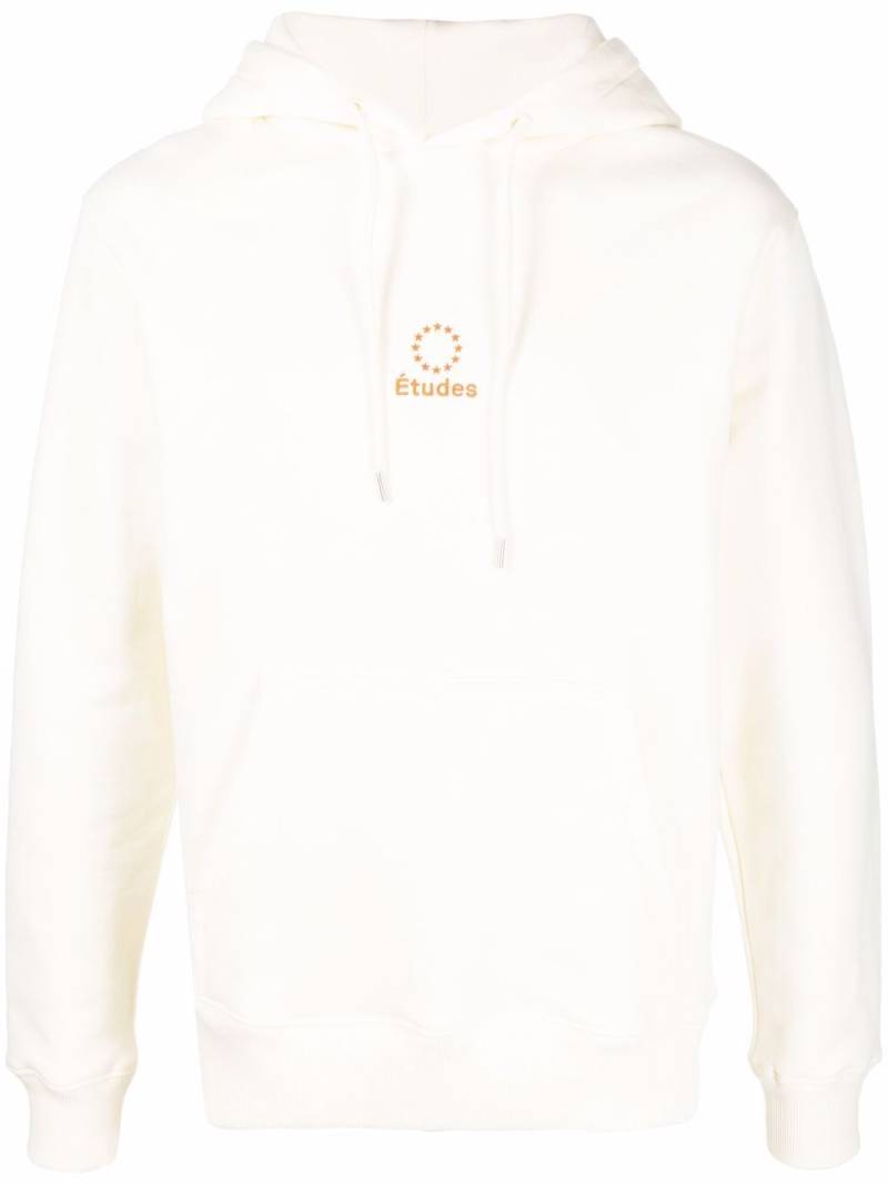 Etudes logo-print pullover hoodie - Neutrals von Etudes