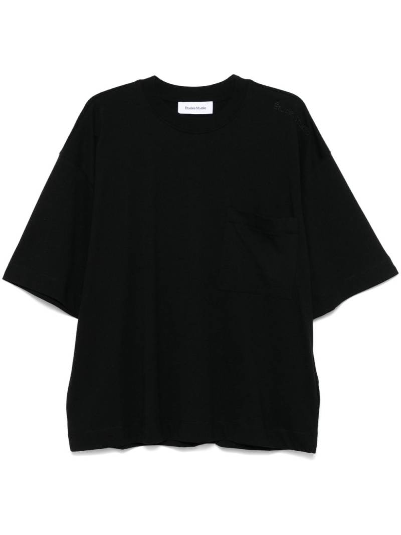 Etudes patch-pocket T-shirt - Black von Etudes