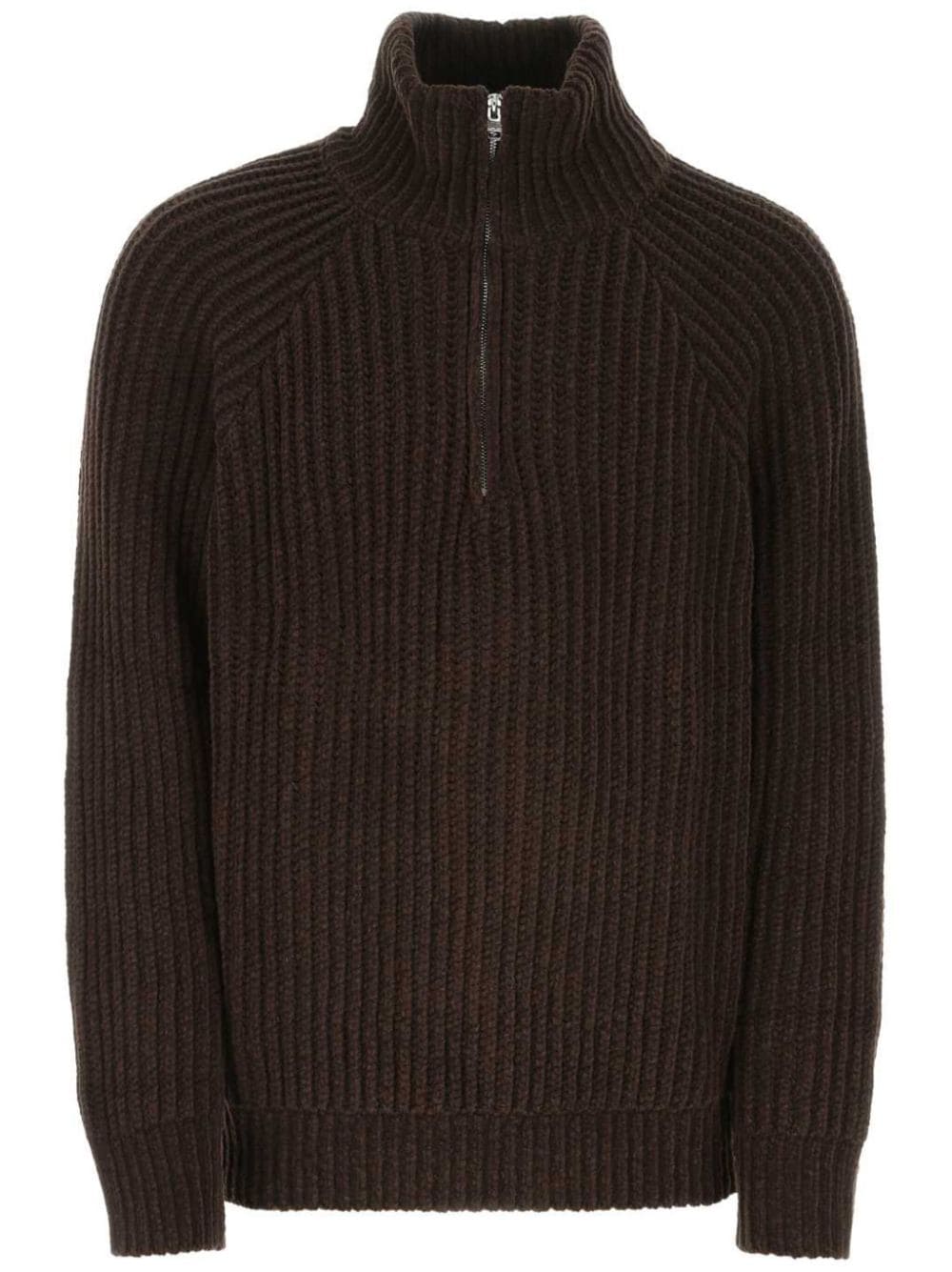 Etudes roll neck knit sweatshirt - Brown von Etudes