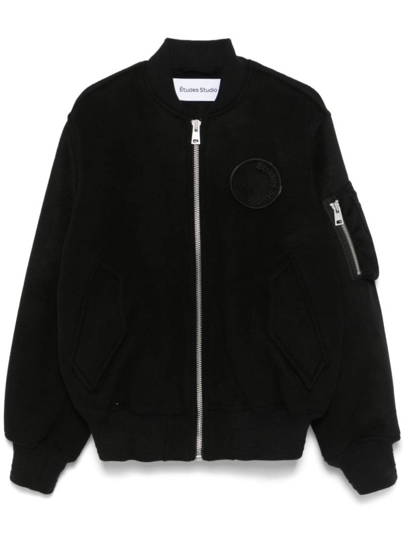 Etudes wool bomber jacket - Black von Etudes