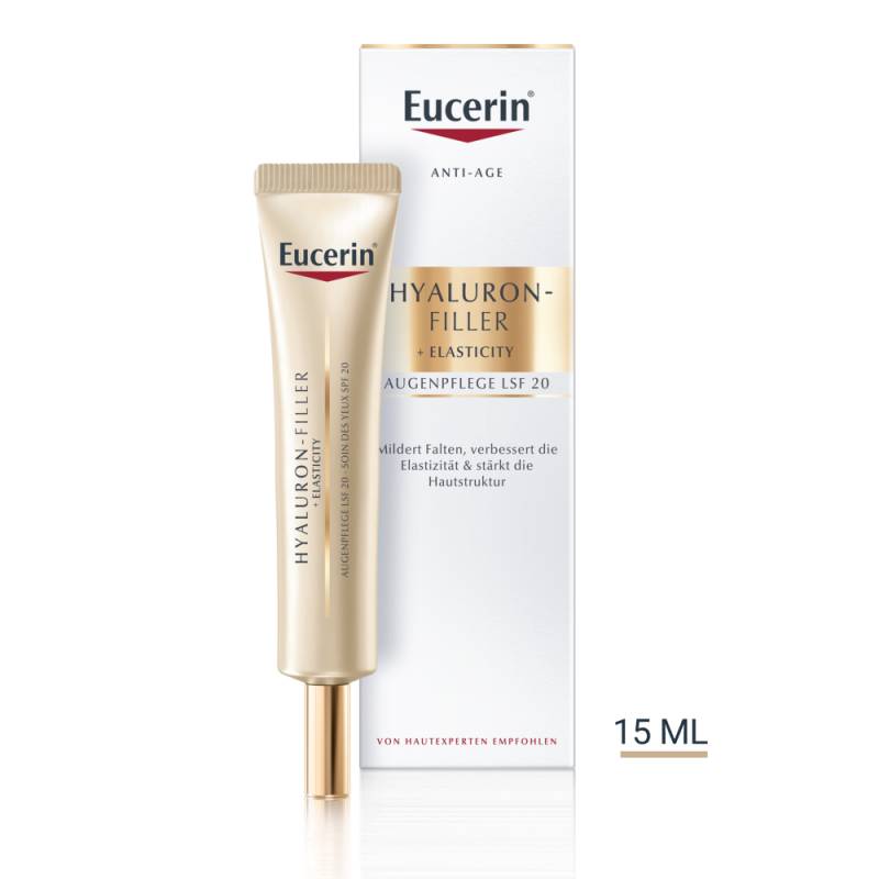 Eucerin - Hyaluron-filler + Elasticity Augenpflege Lsf 20 von Eucerin