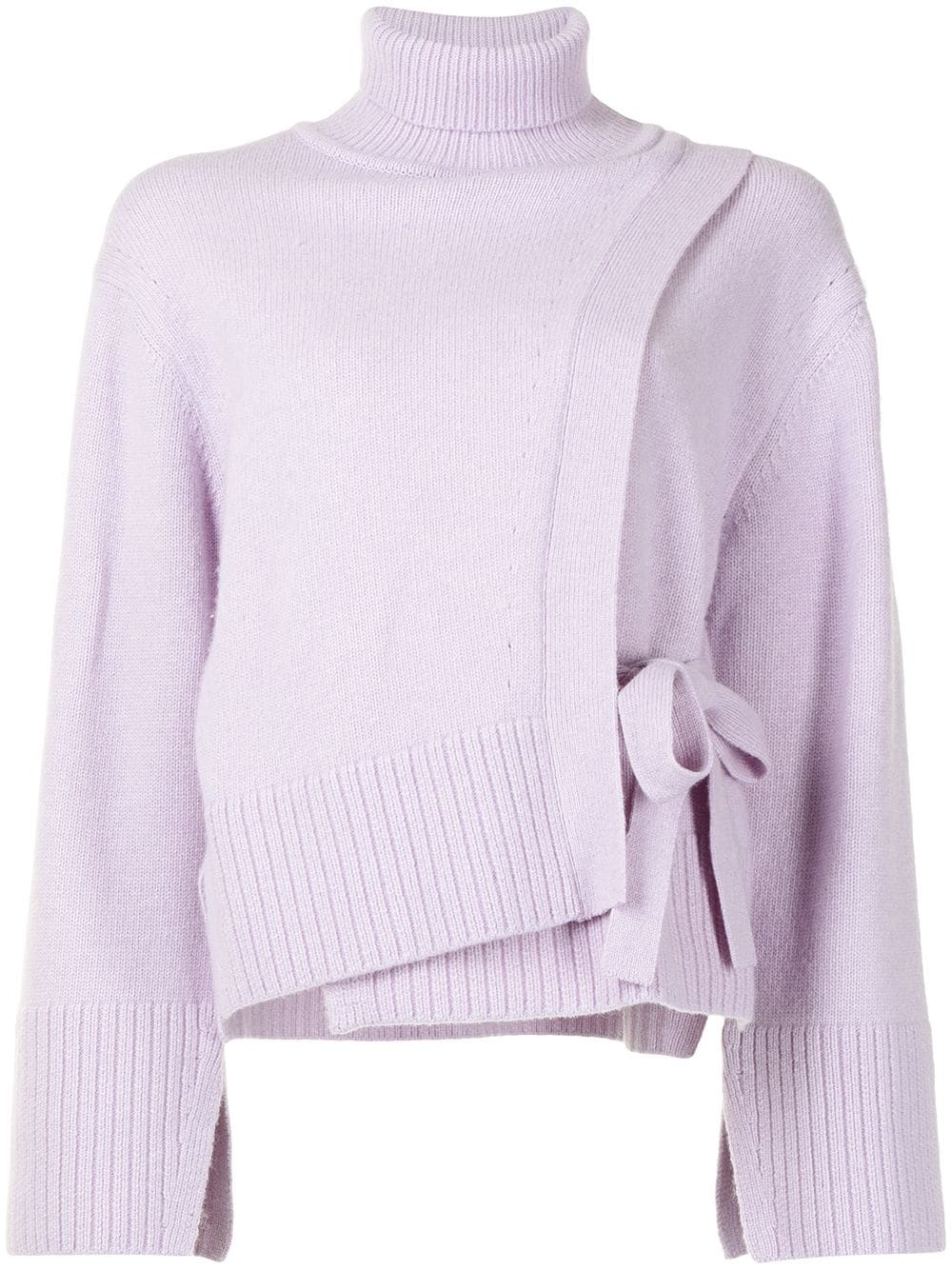 Eudon Choi side tie-fastening jumper - Purple von Eudon Choi