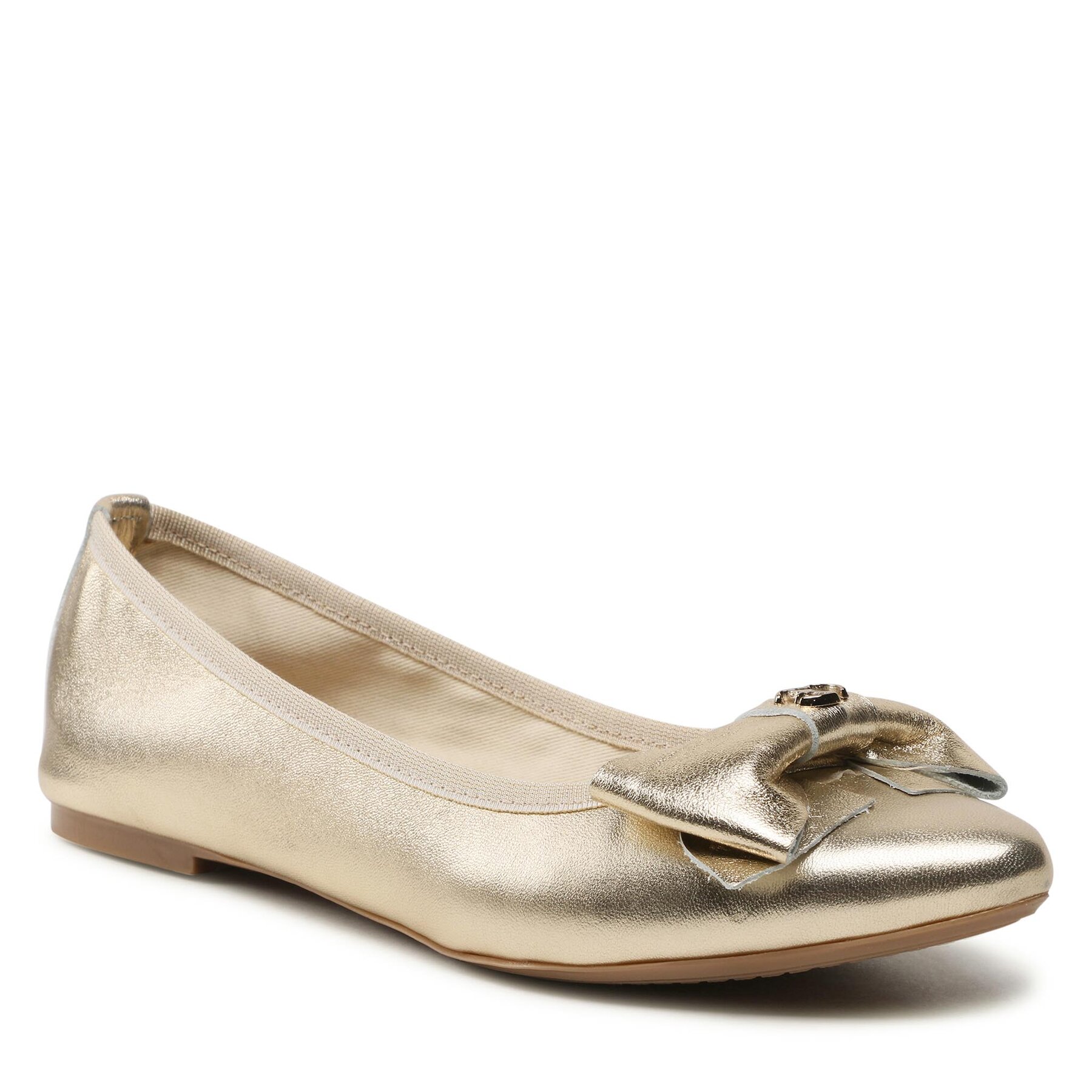 Ballerinas Eva Minge EM-99-13-001619 Goldfarben von Eva Minge