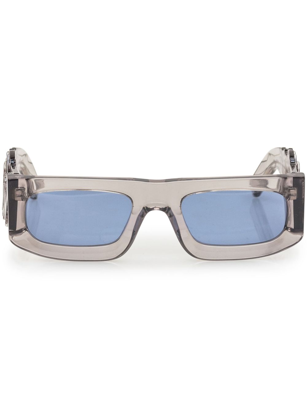 Evangelisti World rectangle-frame sunglasses - Grey von Evangelisti World