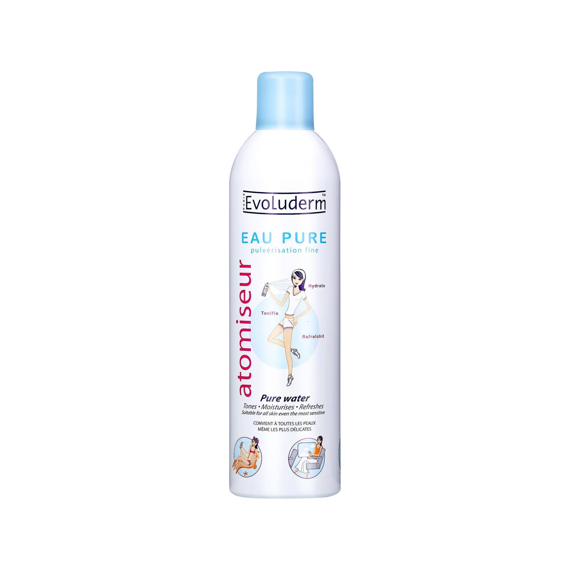 Wasser Zerstäuber Spray Damen  400ml von Evoluderm