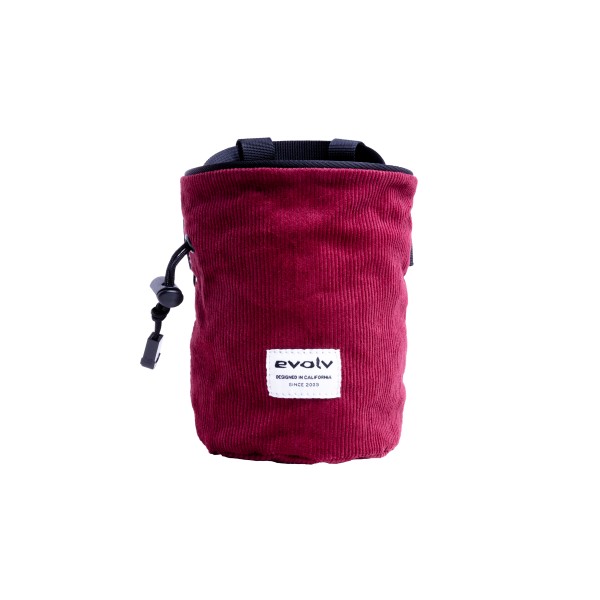 Evolv - Corduroy Chalk Bag - Chalkbag rot von Evolv