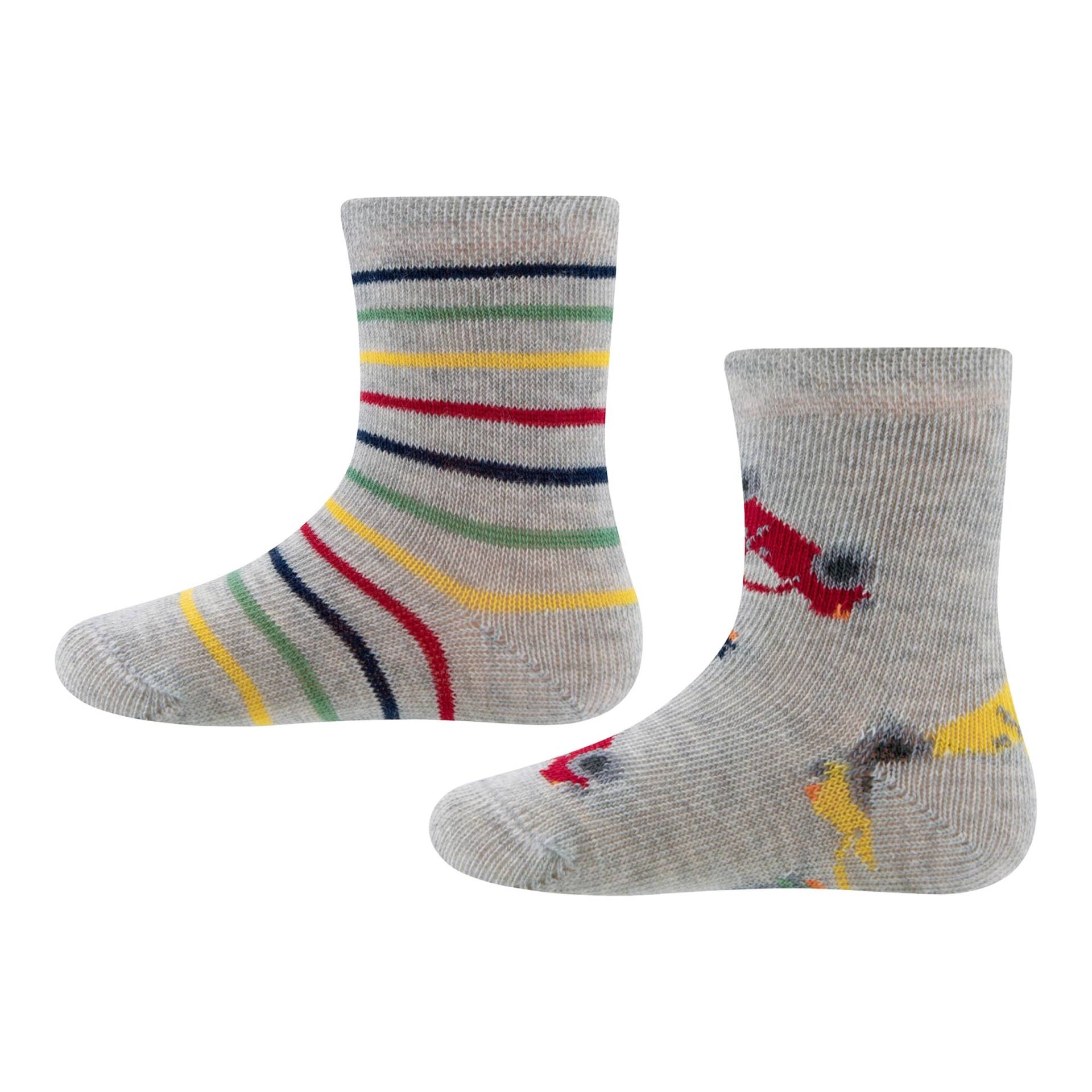 2er-Pack Socken Autos Ringel von Ewers