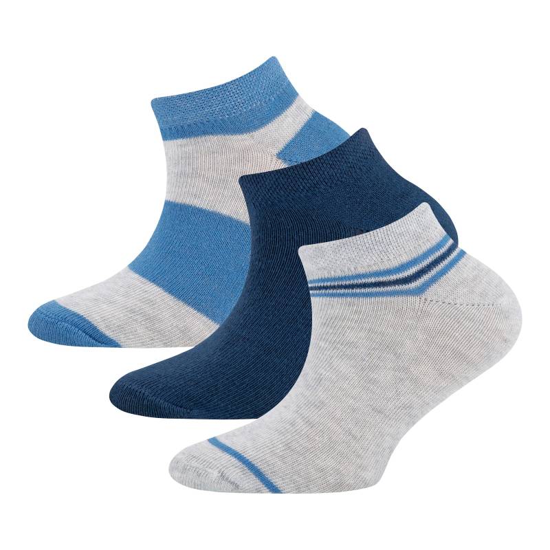 3er-Pack Sneakersocken Ringel von Ewers