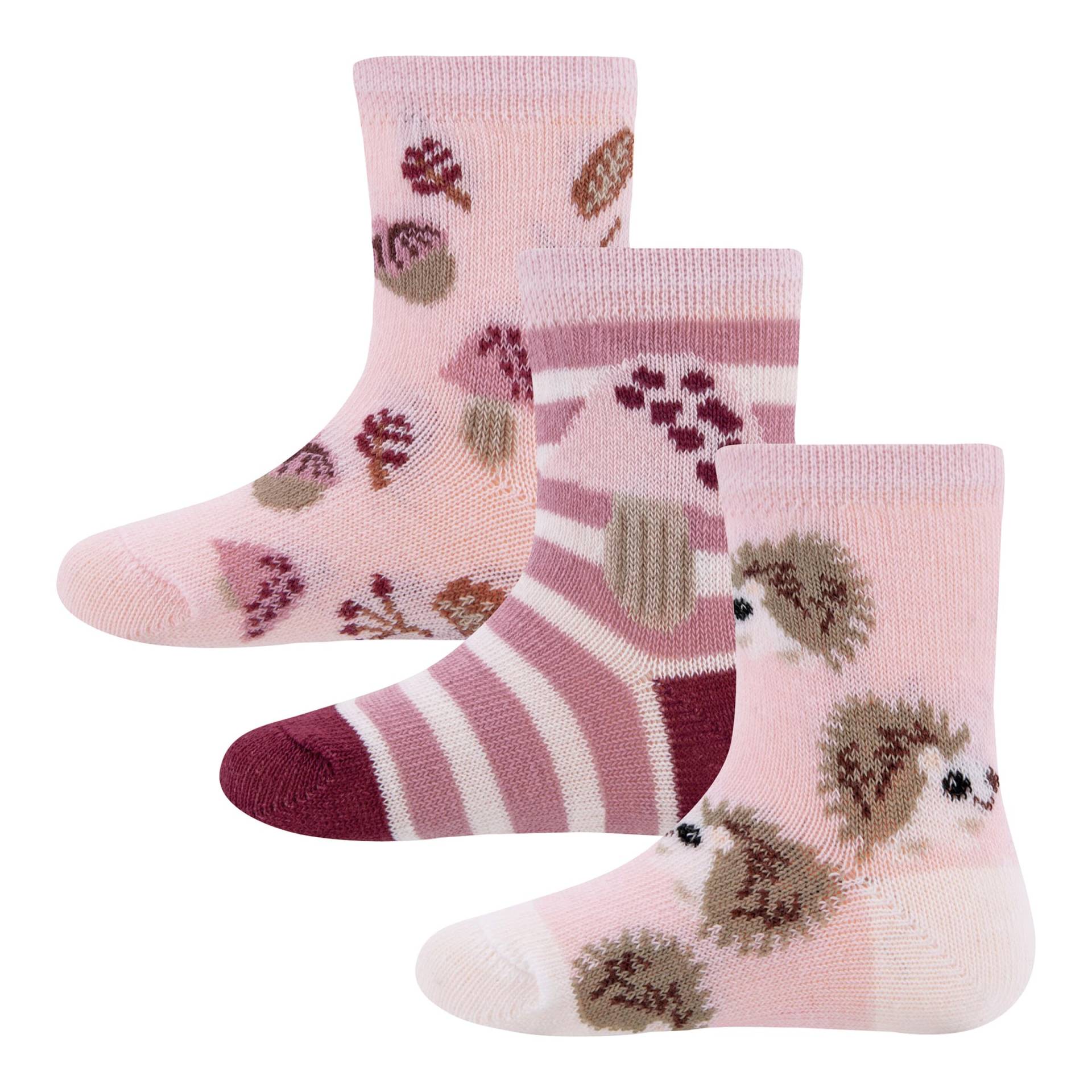 3er-Pack Socken Igel von Ewers