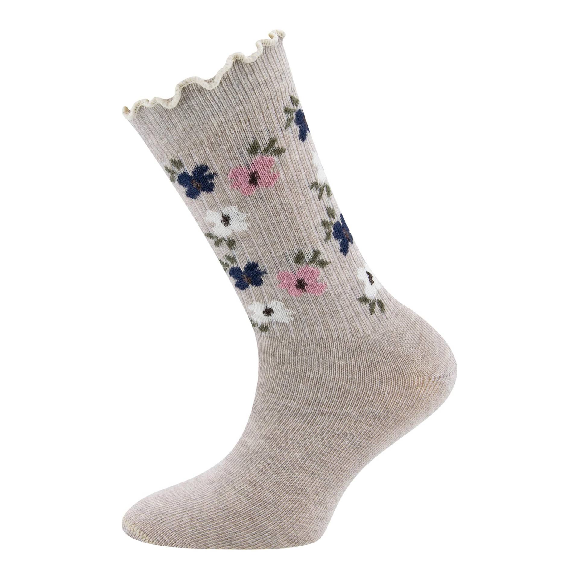 Socken Blumen von Ewers