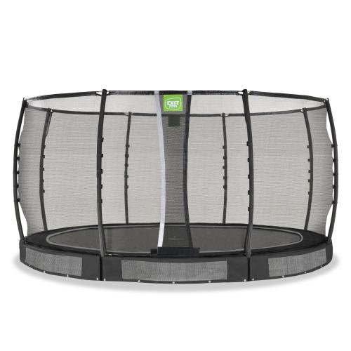 EXIT Allure Premium Bodentrampolin - schwarz, ø427cm von Exit Toys