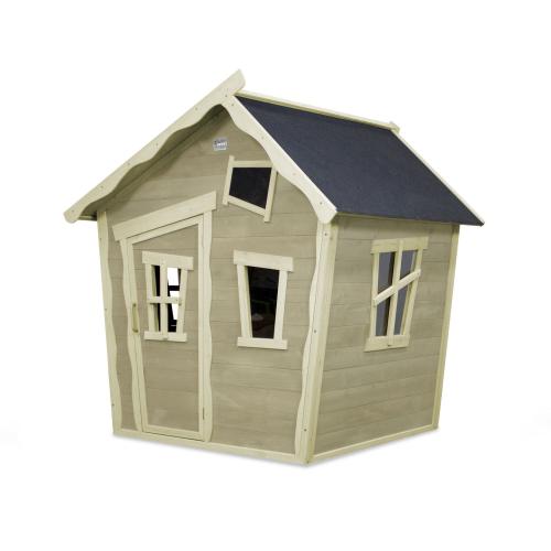 EXIT Crooky 100 Holzspielhaus - graubeige, 164x145cm von Exit Toys