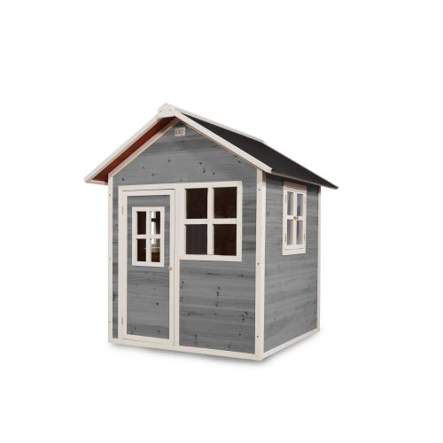 EXIT Loft 100 Holzspielhaus - grau, 149x135cm von Exit Toys