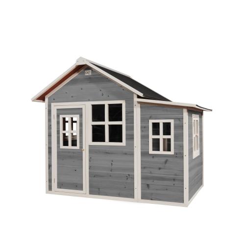 EXIT Loft 150 Holzspielhaus - grau, 188x149cm von Exit Toys