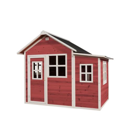 EXIT Loft 150 Holzspielhaus - rot, 188x149cm von Exit Toys