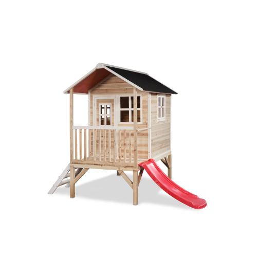 EXIT Loft 300 Holzspielhaus - naturel, 269x190cm von Exit Toys