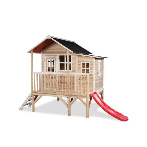 EXIT Loft 350 Holzspielhaus - naturel, 322x190cm von Exit Toys