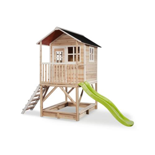 EXIT Loft 500 Holzspielhaus - naturel, 329x190cm von Exit Toys