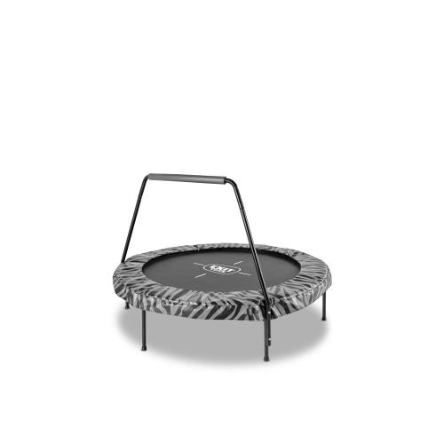 EXIT Tiggy junior Trampolin mit Bügel - schwarz/grau, ø140cm von Exit Toys