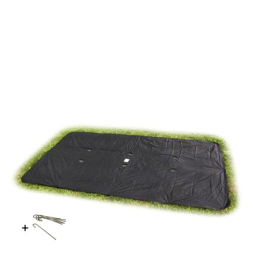 EXIT ebenerdiges Trampolin Abdeckplane rechteckig - 275x458cm von Exit Toys