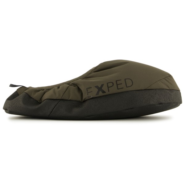 Exped - Camp Slipper - Hüttenschuhe Gr L - 43-45;M - 40-42;S - 37-39;XL - 46-47 blau;grau;schwarz;schwarz/rot von Exped