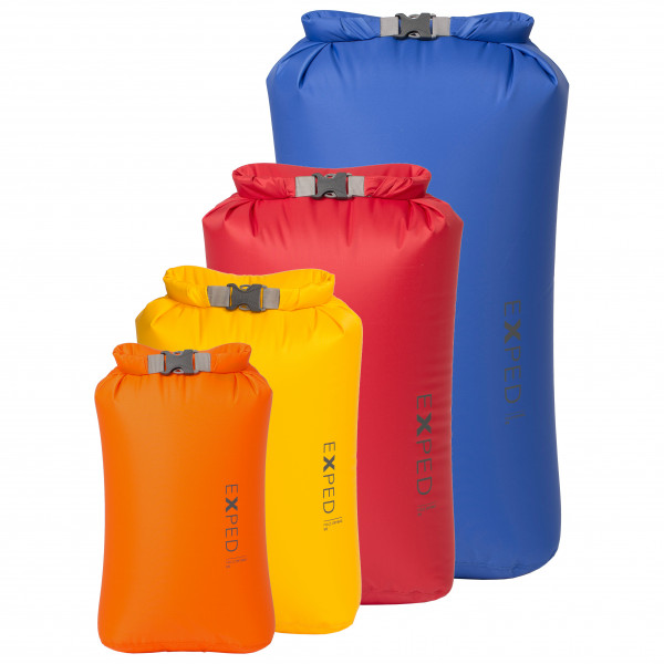 Exped - Fold Drybag BS - Packsack Gr 1 l - XXS;13 l - L;22 l - XL;3 l - XS;40 l - XXL blau;grün;orange;türkis von Exped