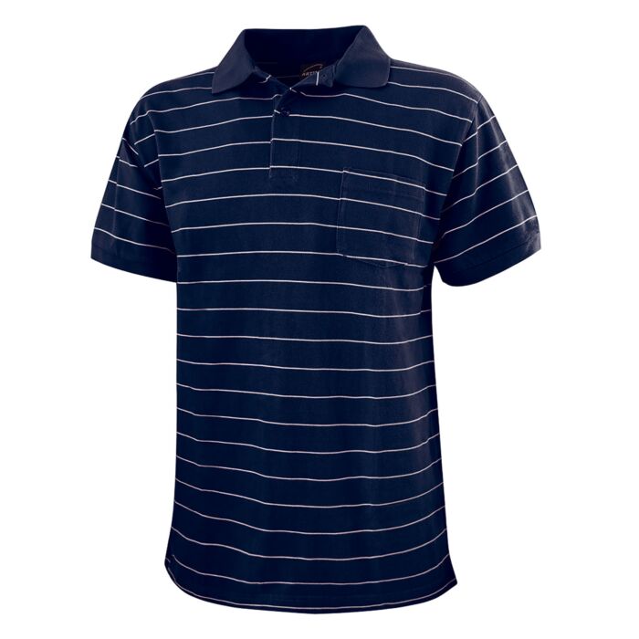 Herren Polo-Piqué-Shirt mit Brusttasche, marine, Xxxl von Explorer