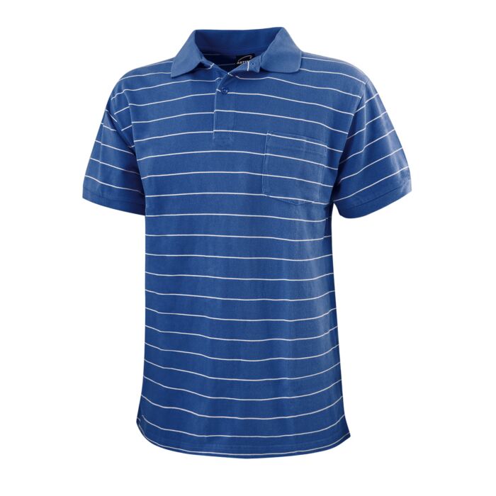 Herren Polo-Piqué-Shirt mit Brusttasche, royal, Xxxl von Explorer