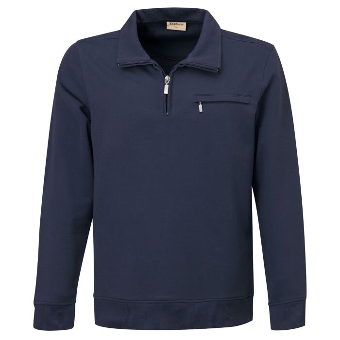 Langarm-Poloshirt von Explorer, marine von Explorer