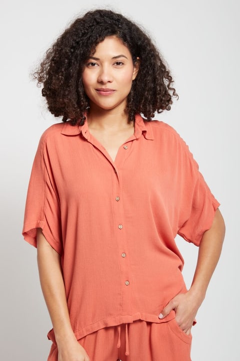 Extend Bluse Bluse terra-cotta von Extend