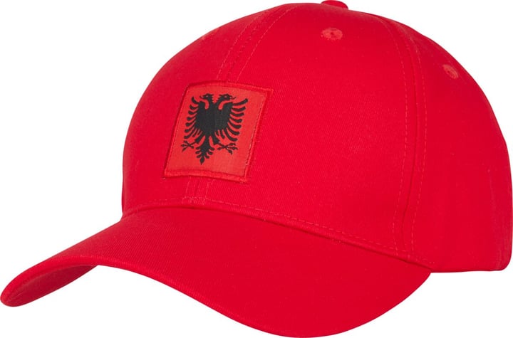 Extend Fan Cap Albanien Cap dunkelrot von Extend