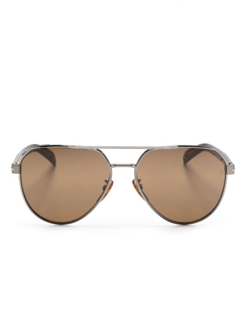 Eyewear by David Beckham 1121/G/S pilot-frame sunglasses - Brown von Eyewear by David Beckham