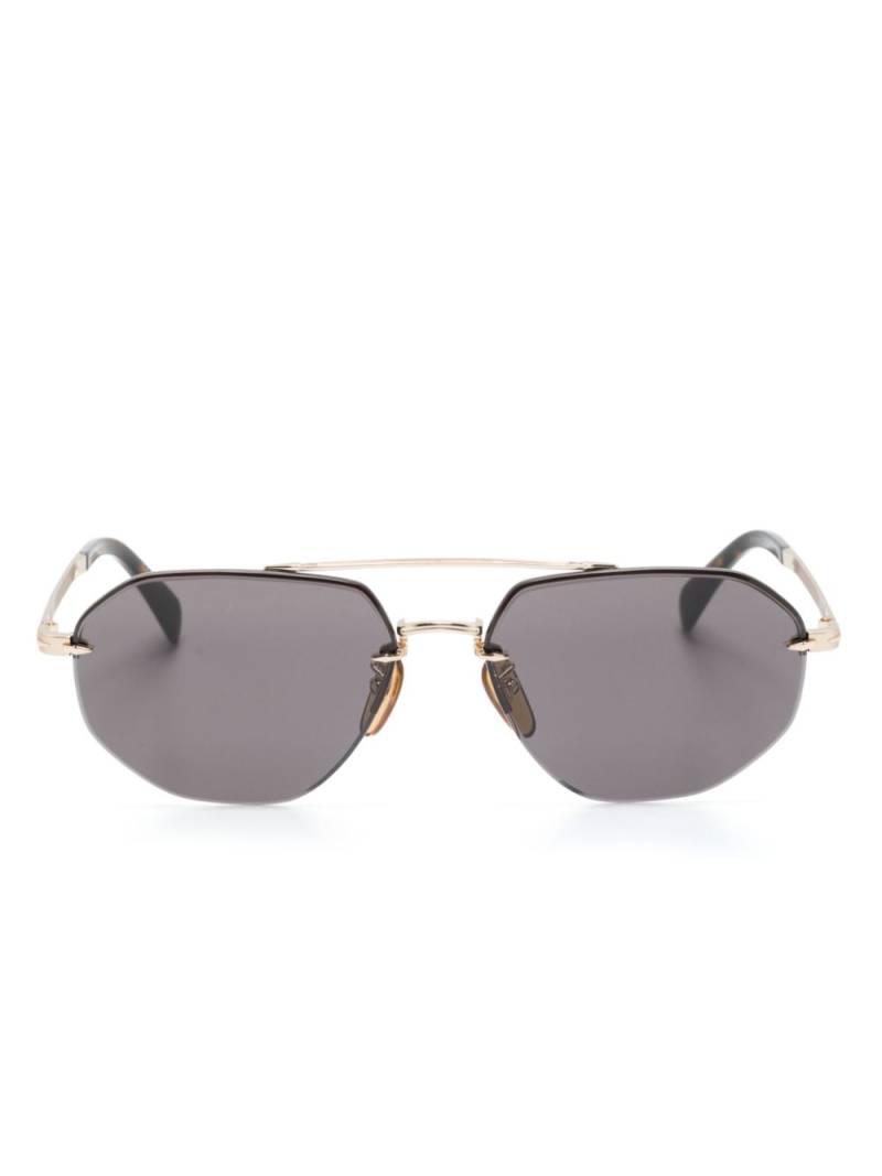 Eyewear by David Beckham DB-1101-G-S pilot-frame sunglasses - Gold von Eyewear by David Beckham