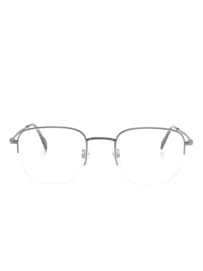 Eyewear by David Beckham DB 1153/G geometric-frame glasses - Silver von Eyewear by David Beckham