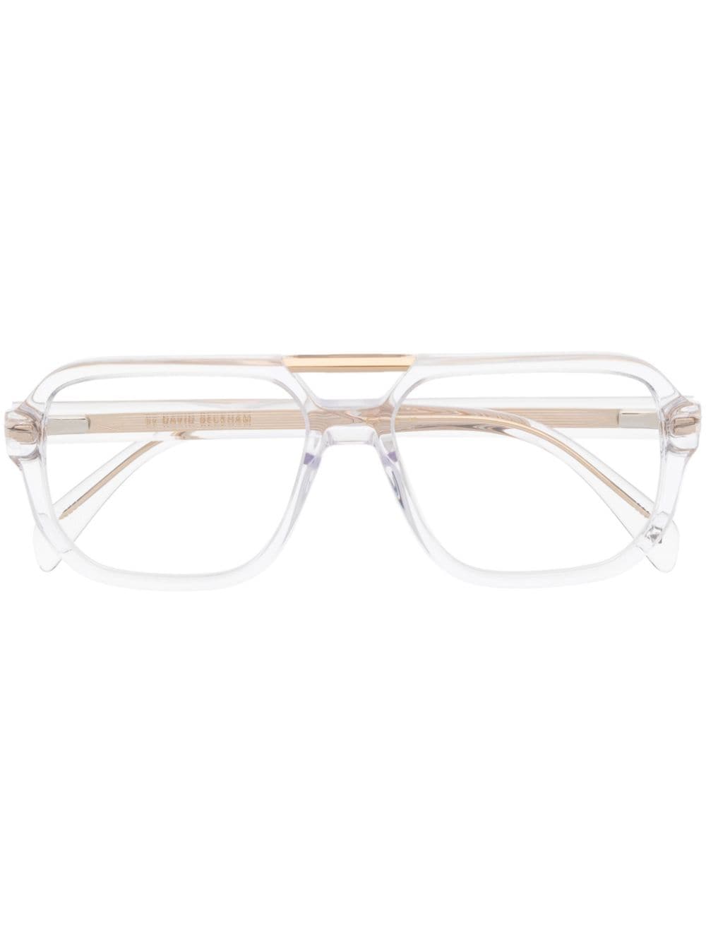 Eyewear by David Beckham pilot-frame glasses - Neutrals von Eyewear by David Beckham